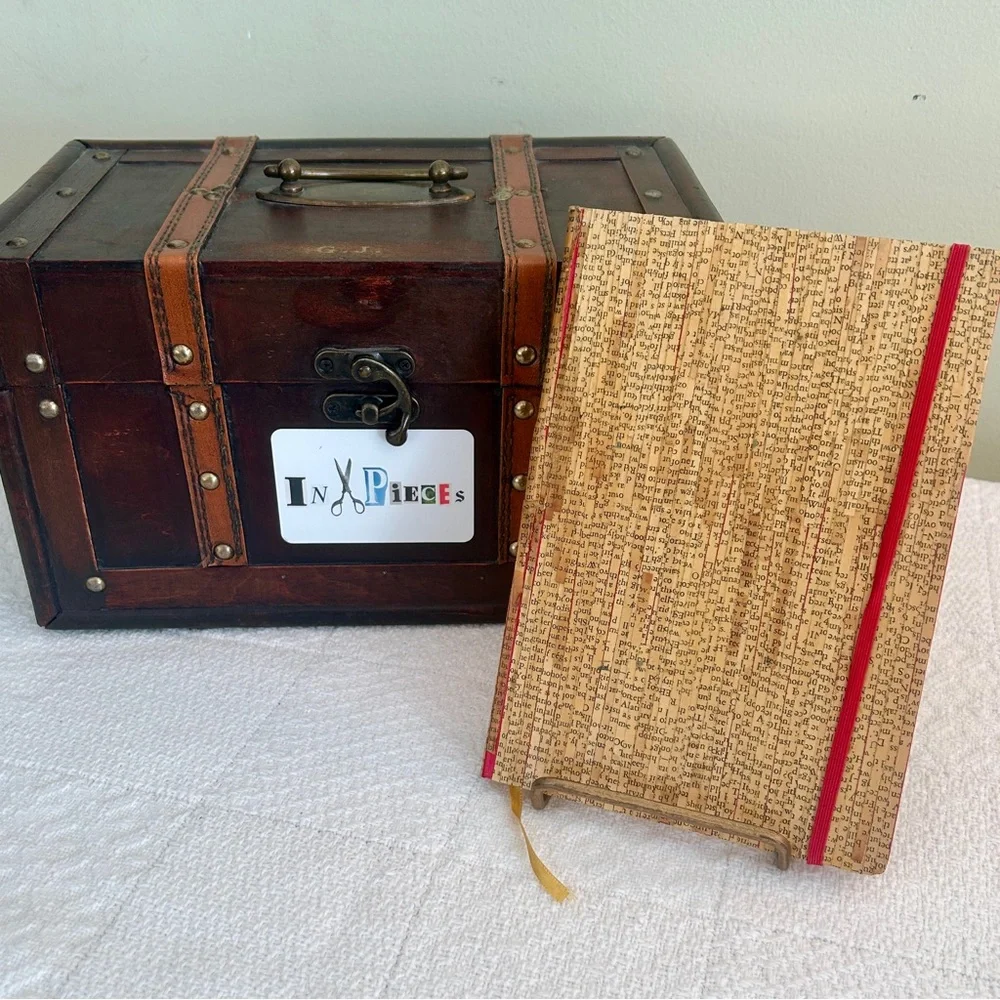 One-of-a-Kind Altered Book Journal • Hand-Collaged Hardcover • Artist Made